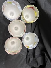 Vintage Frosted Margarita Glasses International Bar Themed By Gay Fad.