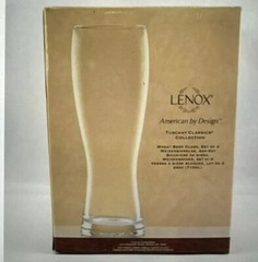 Lenox Tuscany Classics Collection Set Of 4 Wheat Beer Glass 24oz