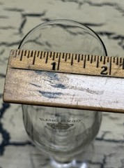 VTG Blanc Foussy Brut De Touraine Champagne Flute Glass Barware Drinkware Rare