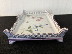 Rectangular Tray Emile Gallé Attributed To Saint Clément Manufacture