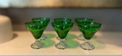 VTG Anchor Hocking Burple Inspiration Green Glass Idividually Sold to Customize