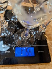 Antique «X» Goblets, Hand Cut Intricate X Design Lyngby? Sasaki?