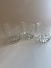 Arcoroc Lancer 3.5” On The Rocks Stacking Glasses Set of 3 Bar Made in France