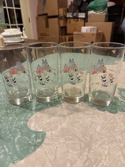 Lot Of 8 Vintage Heartland International Pattern Glasses 12 Oz