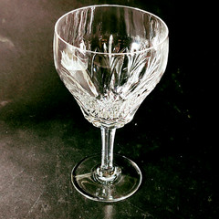 STUART CRYSTAL CARDINAL WATER GLASS, Cut Lead Crystal, 6 1/2″, 12 Oz, ENGLAND