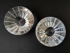 Miller Rogaska Crystal candlestick. 2 pcs .