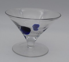 4 Contemporary Marble-tini Martini glasses Measures 3.5 in tall 5 in dia #G15