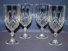 4 Waterford Marquis Markham 17 oz Iced Tea Beverage Glasses in Box