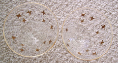 2 Libby Royal Fern Coctail/Sherbert/Martini/Champagne Glasses 4.25″ Tall