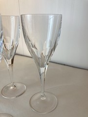 Villeroy and Boch crystal adeline claret wine glasses set of 4