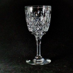 WEBB THOMAS NORMANDY SHERRY GLASSES, Cut Crystal, 4 3/4″, 3 Oz, ENGLAND, 4PCS