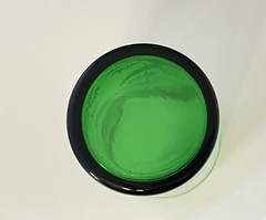 Vintage Anchor Hocking Glass WILD GEESE Forest Green 6″ Novelty Tumbler 1956