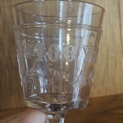 100 YEAR CENTENNIAL Adams Glass «LIBERTY BELL» Goblet 6 1/8″ Uranium Glass