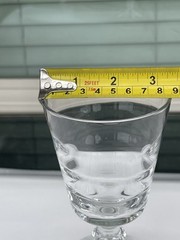 Optic Clear by TIFFIN-FRANCISCAN Water 6” Footed Glass