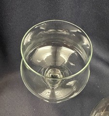 Vintage Crystal Seafood Cocktail Glasses With Liners – Set Of 4 – 2 Sets Avail.
