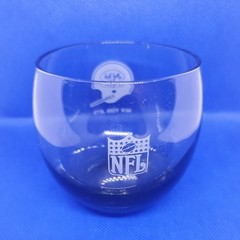 New York Jets Helmet NFL Smokey Vintage Football whiskey glass