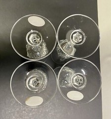 Set Of 4 Toscany Elite Fluted Champagne 8.25” Cocktail 24% Lead Crystal Glasses