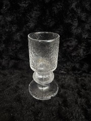 Iittala SENATOR CORDIAL GLASS, Cast Glass, 3 OZ, VINTAGE, Made in Finland