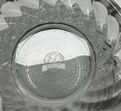 Vintage Candy Box Crystal From BACCARAT Bamboo Stamped