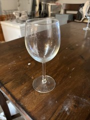 18oz long Stem Wine Glasses x3 9 1/4 Tall, 2 1/2 In Wide