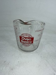 Measuring Cup Anchor Hocking OVEN BASICS #498 1 Pint (2-Cup) Glass