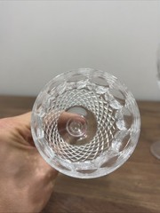 Waterford Crystal Colleen Tall Stem 6.5” Claret Wine Glass – Set of 2 Excellent