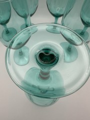 Luminarc France Crystal Iced Tea Glass Teal Green (Set of 7)
