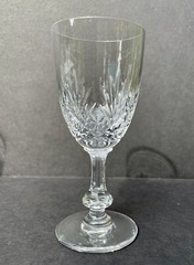 St Louis Crystal Massenet Burgundy Wine Glass Made in France Retired 7 Available