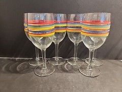 LRS By Libbey Glass 7″, 8oz Water Goblets Set Of 6