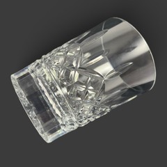 Waterford Crystal Lismore 4 3/8″ Double Old Fashioned Crystal Whisky Glass