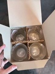 Pfaltzgraff Secret Rose 10.5 oz Rocks/Juice Glasses Set of 4 NIB Vintage