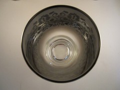 Vintage Royal Lustre Silver Madeira Set of 4 Drinking Tumblers Glasses G