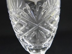 Shannon Crystal Designs of Ireland Handcrafted Cordial Glasses 5″ Tall