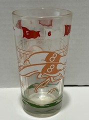 Boscul Peanut Butter Vintage Greyhound Racing #8 Drinking Glass Tumbler