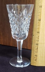 Waterford Crystal ALANA Cut Cross Hatch, Multi-Sided Stem Sherry Glass, 5 1/8″