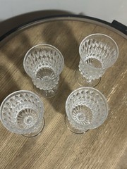 4 Fosteria Heritage Goblets
