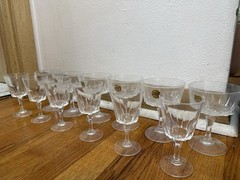 Vintage Cristal d’Arques France Genuine Lead Crystal Stemware Set