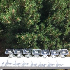 Heisey New Era cocktail glasses set of (7)