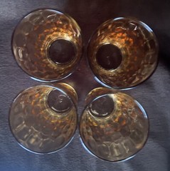 Hex Optic Iridescent By Jeannette 5” Flat Tumbler