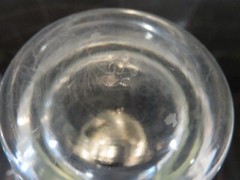 Vintage Libbey ACCENT Clear 4 1/2″ Glass Tumblers Solid Base RARE LOOK