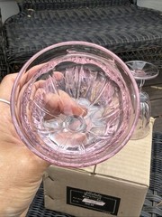 Pink Rose Noritake Provincial Wine Glass (4) New in Box – Vintage NOS