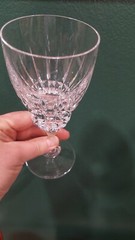 Astra by NACHTMANN Christal Wine Glasses 6 1/8” Water Goblets 7 1/8″ 9 Pcs 5+4