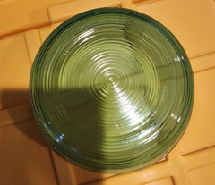 2 Libbey Gibraltar Green Octagonal Rocks Glasses 10–12 oz Mid Century Barware
