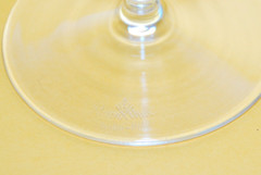 ROSENTHAL ROMANCE II PLAIN Crystal White Wine Stem 7 5/8″ – Studio Line Signed