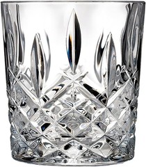 Double Old Fashioned Glasses Waterford Markham Scotch Whiskey Crystal 4Pcs, 11oz