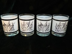 VTG Retro Low Balls On the Rocks Orchestrations signed A Henson Lot of 4 EUC
