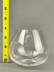 Pair (2) Tiffany & Co. Elsa Peretti THUMBPRINT 4″ Brandy Snifters: MINT