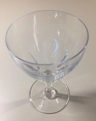 Vintage Val St Lambert Riviera Water Goblet 6 1/8″ Signed Discontinued