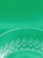 2 Rosenthal Crystal Champagne/ Sherbet glasses, Linie pattern. Minor Knicks.