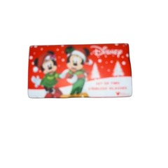 Disney Mickey & Minnie Mouse Pluto Christmas Holiday Stemless Glasses Set of 2